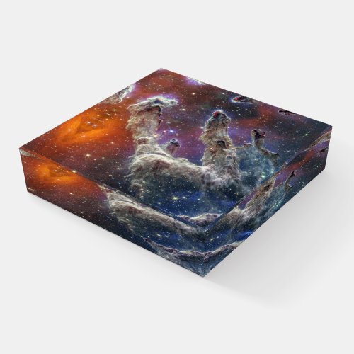 The Pillars of Creation  MIRI  NIRCam  JWST Paperweight