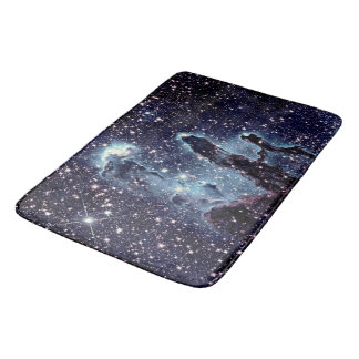 The Pillars of Creation Nebula Blue Slate Bath Mat