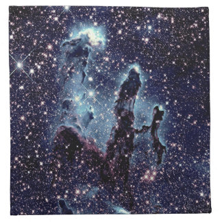 The Pillars of Creation Nebula Blue Slate Napkins
