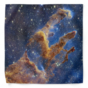 The Pillars of Creation   NIRCam   JWST Bandana