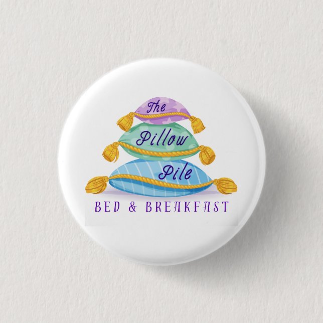 The Pillow Pile Collectible Pin (Front)