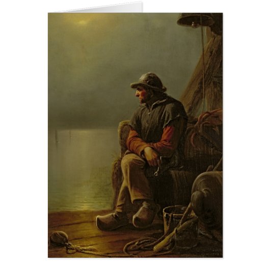 The Pilot Keeps Watch, 1851 Cards (Front)