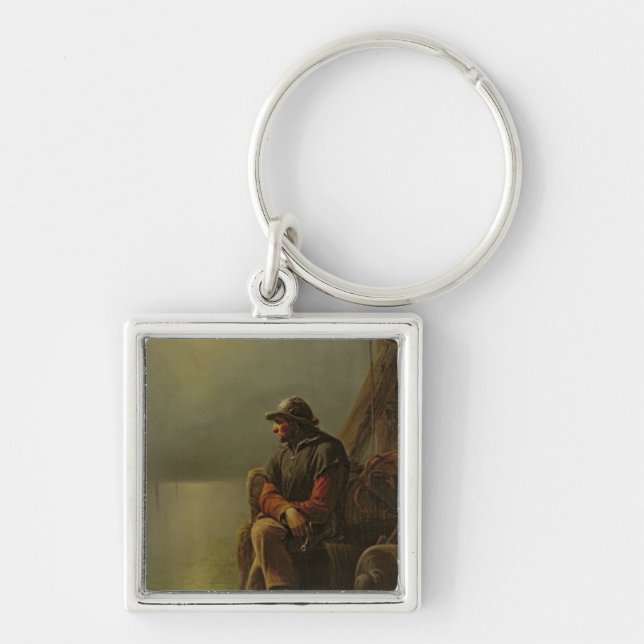 The Pilot Keeps Watch, 1851 Keychain (Front)