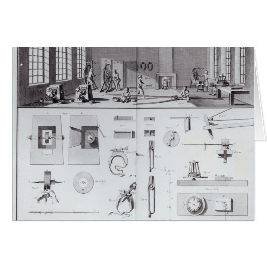 The Pin Factory, plate 2 from Volume IV Cards (Front Horizontal)