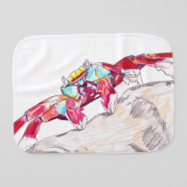 The "Pinch Me, I’m Cute" Crab Burp Cloth