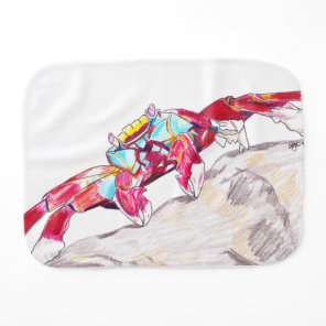 The "Pinch Me, I’m Cute" Crab Burp Cloth