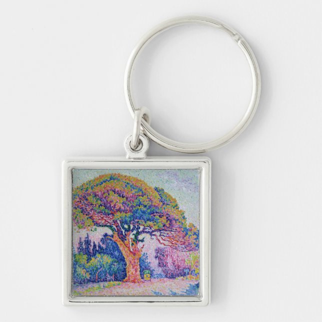 The Pine Tree at St. Tropez, 1909 Keychain (Front)