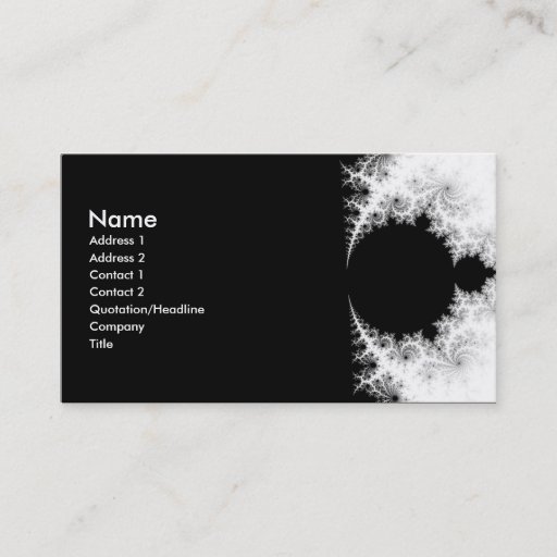 Customizable The Pines Business Card Template