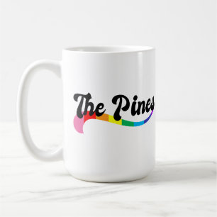 The Pines Fire Island NY rainbow logo LGBTQ pride Coffee Mug