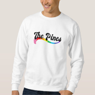 The Pines Fire Island NY rainbow logo LGBTQ pride Sweatshirt