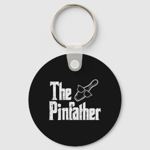 The Pinfather Bowling Dad Fathers Day Bowler Daddy Keychain