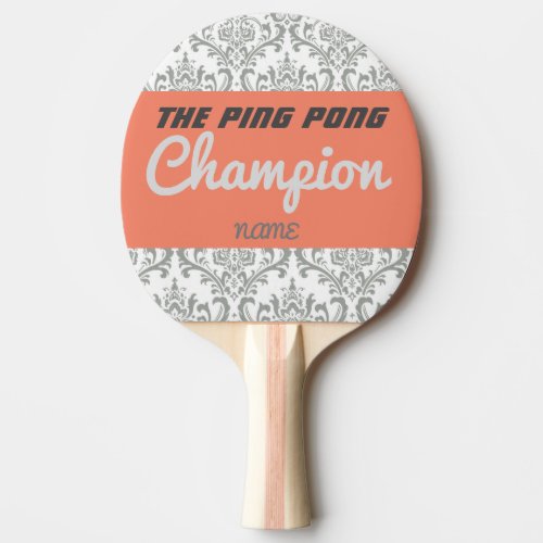 The ping pong champion ping pong paddle