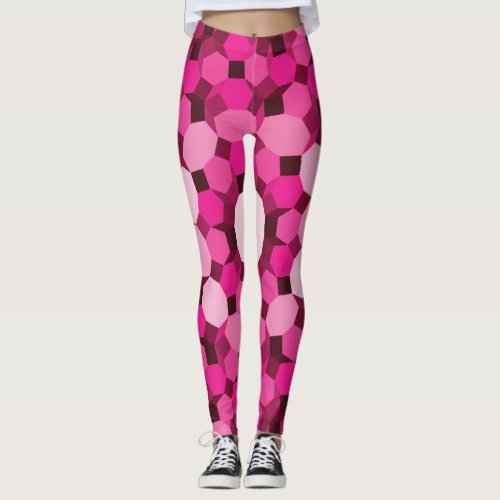 The Pink Amoeba Leggings