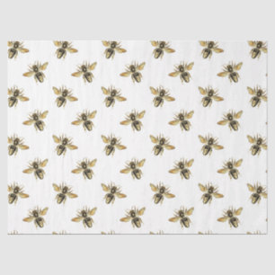 The Pink and Gold Bee Series Design 11 Tissue Paper