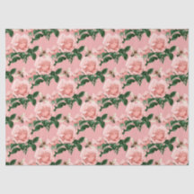 The Pink and Gold Bee Series Design 16 Tissue Pape