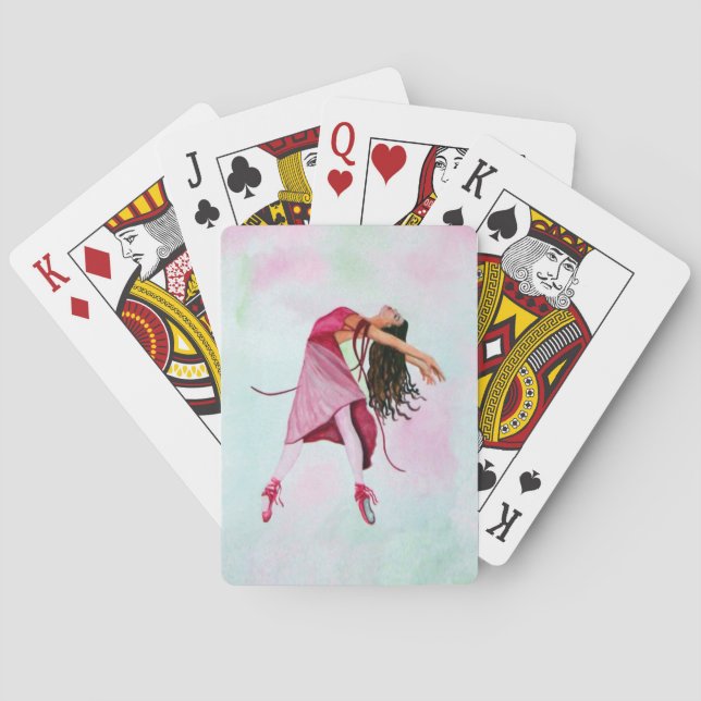 The Pink Ballerina Poker Cards (Back)