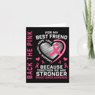 The Pink Best Friend Breast Cancer Awareness Shirt Card