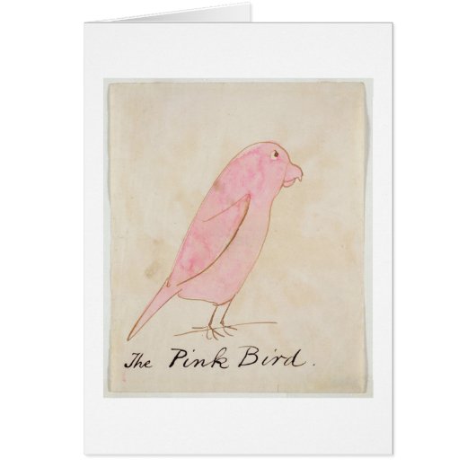 The Pink Bird, from 'Sixteen Drawings of Comic Bir (Front)