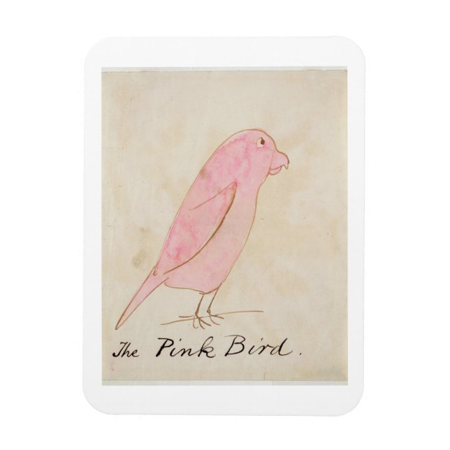 The Pink Bird, from 'Sixteen Drawings of Comic Bir Magnet (Vertical)