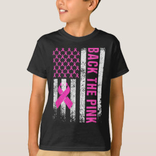 The Pink Breast Cancer Awareness Flag Toddler Wome T-Shirt