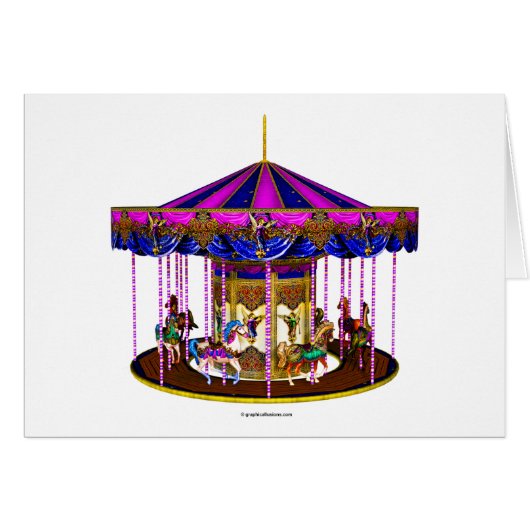 The Pink Carousel Cards (Front Horizontal)