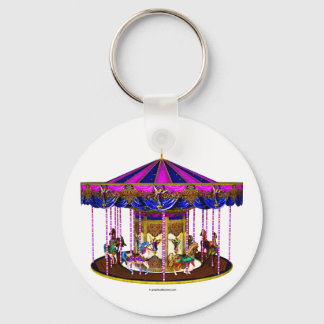 The Pink Carousel Keychain