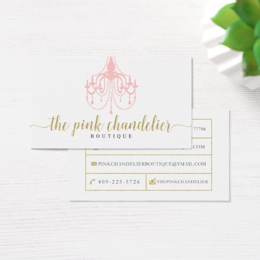 The Pink Chandelier (Desk)