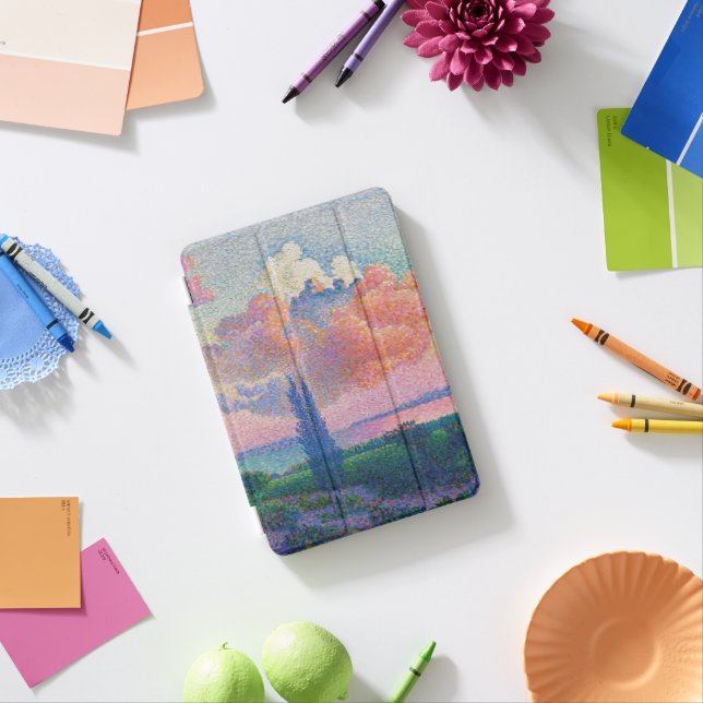 The Pink Cloud, painting by Henri-Edmond Cross iPad Mini Cover (In Situ)