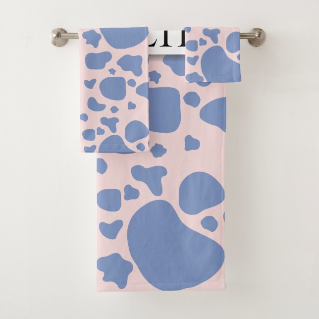 The Pink Cow Collection - Bath Towels Set  (Insitu)