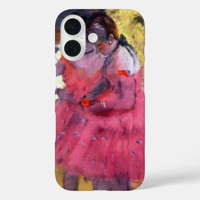 The Pink Dancers, Before the Ballet by Edgar Degas Case-Mate iPhone Case (Back)
