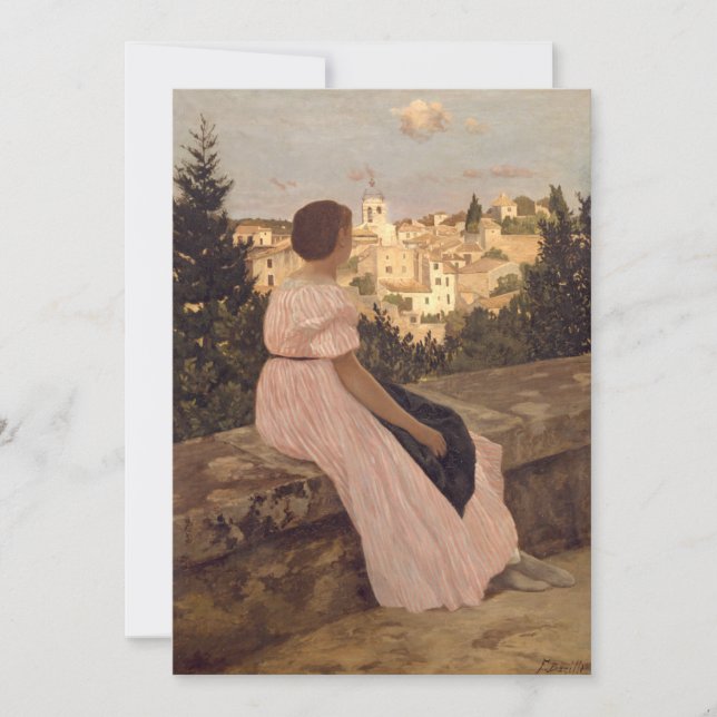 The Pink Dress | Frédéric Bazille (Front)