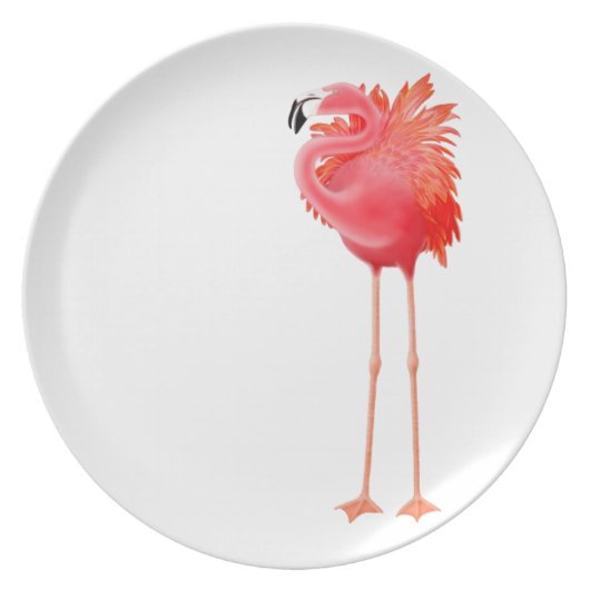 The Pink Flamingo Plate (Front)