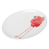 The Pink Flamingo Plate (Left Side)