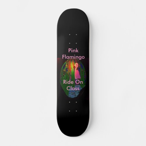 The Pink Flamingo Skateboard