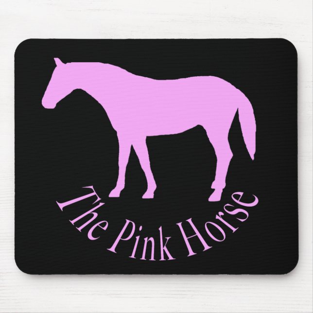 The Pink Horse Two Mouse Pad (Front)