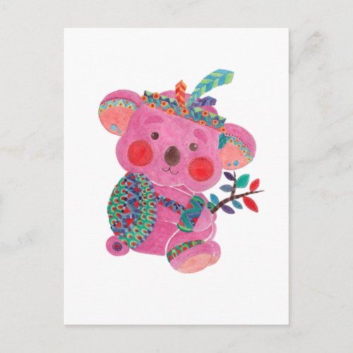 The Pink Koala Postcard