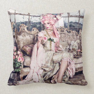 The Pink Lady, Virginia Rose Collection Throw Pillow