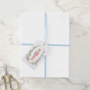 The Pink Nutcracker Ballet Christmas Gift Tags