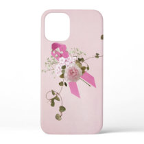 The Pink Ribbon with ivy iPhone 12 Mini Case