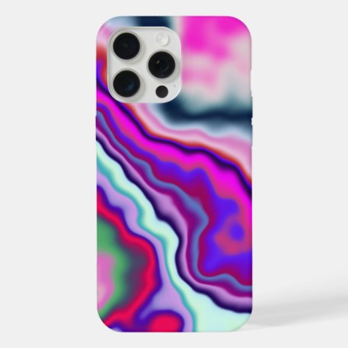The Pink River abstract fractal iPhone case