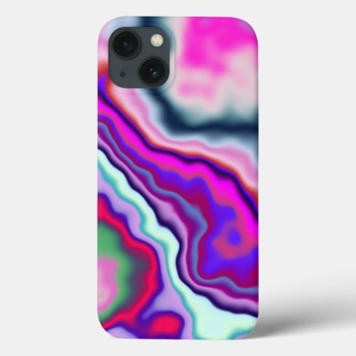 The Pink River abstract fractal iPhone case