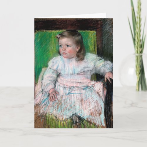 The Pink Sash Mary Cassatt Card