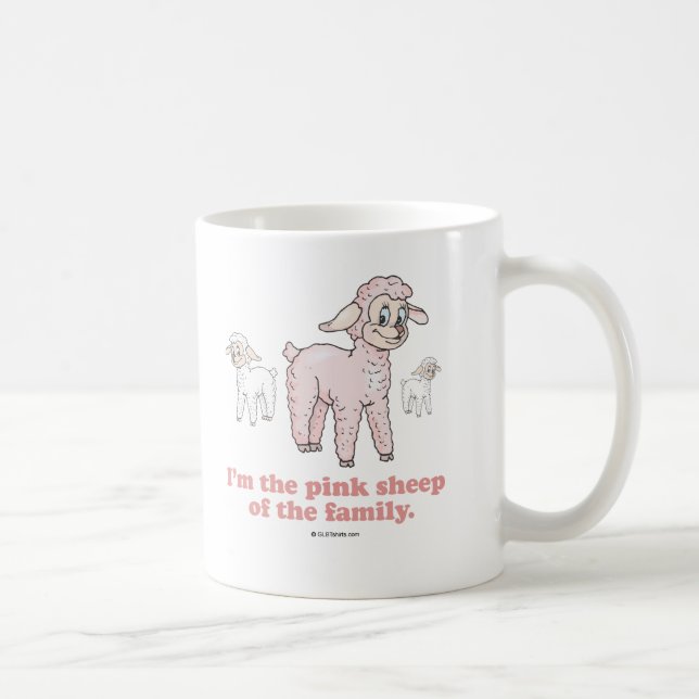 THE PINK SHEEP COFFEE MUG (Right)