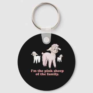 THE PINK SHEEP KEYCHAIN