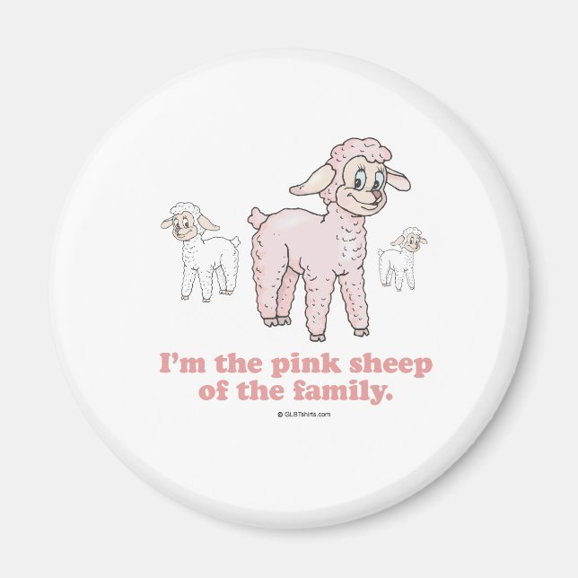 THE PINK SHEEP MAGNET (Front)