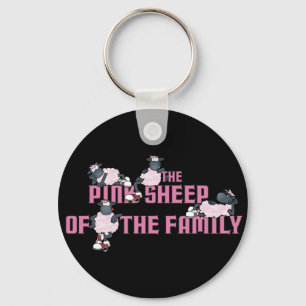 The Pink Sheep of the Family Keychain