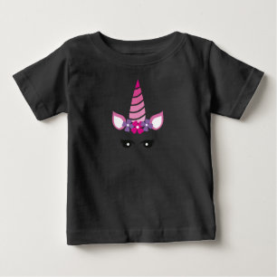 The Pink Unicorn Baby T-Shirt