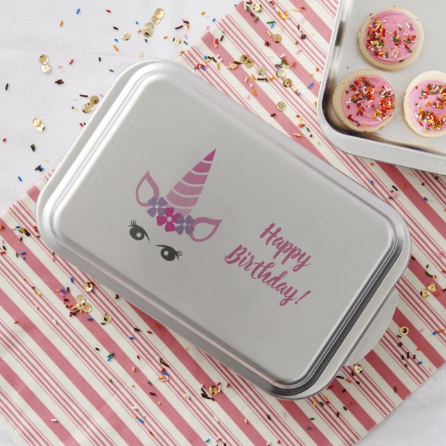 The Pink Unicorn Cake Pan (In Situ)