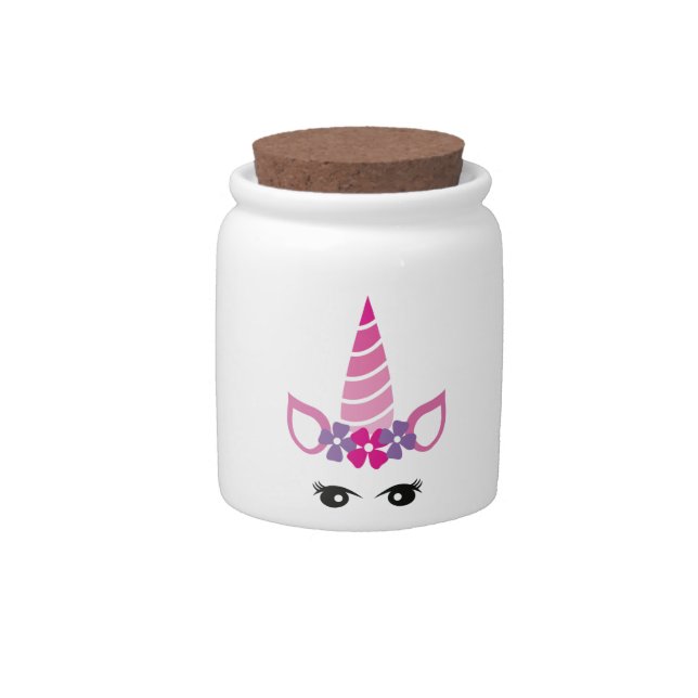 The Pink Unicorn Candy Jar (Front)