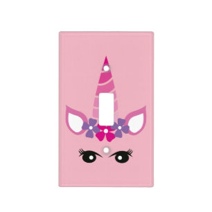 The Pink Unicorn Light Switch Cover